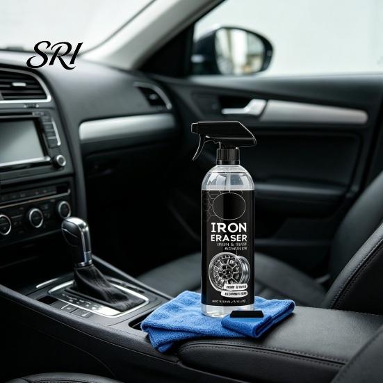 Car Iron Remover Spray for Wheels, Fast Acting Rust And Stain Metal Brake Dust Cleaner, Fallout Auto Paint Hardware