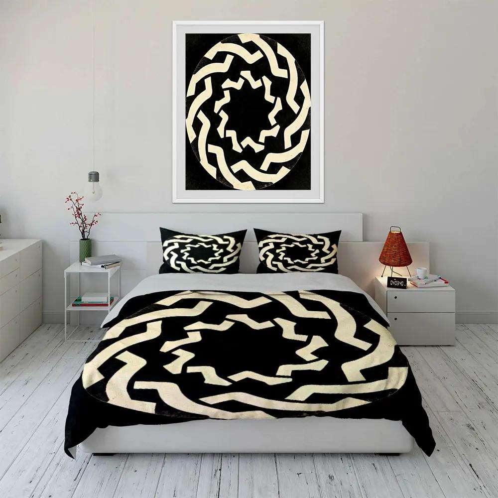 "Geometric Pattern Home Decor Set" Soft Comfortable Duvet Cover Bedding Set Included 1*Duvet Cover & 2*Pillowcases Gift