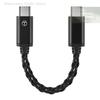 TRN to Type-C to Type-C DAC Amp Upgrade Cable HIFI AdapterEarphone Amplifier with8Strand Silver-Plated Wire forTRN TE pro Phones