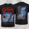 Schwarzes T-Shirt Todesursache 1990 Grausames Death-Metal-Muster Schwarzes Herren-T-Shirt Kurzarm Damen Sommer