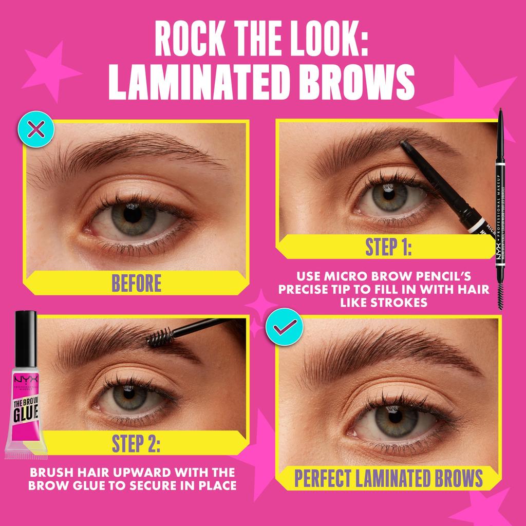 NYX Professional Makeup Micro Brow Pencil 01 Taupe Color