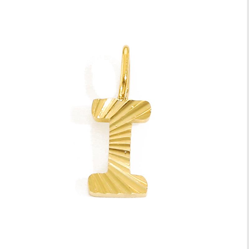 Alphabet Charms: Stainless Steel Letter Pendants - Personalized Jewelry Accessories