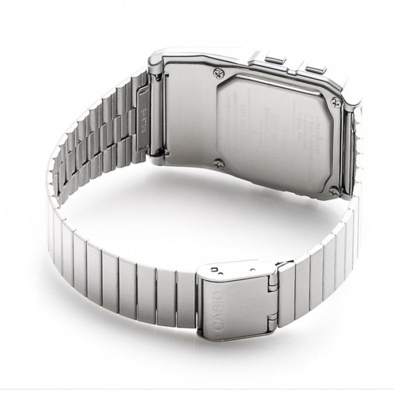 Casio Dbc 611 1df  Dbc 611 1  Databank Digital Square Vintage Retro Telemo Public Metal Watch
