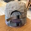 Men's 5 Panel Short Brim Vintage Embroidered Letters Baseball Cap, Quick Dry Breathable Design,For Men Camping Daily Outdoor Use
