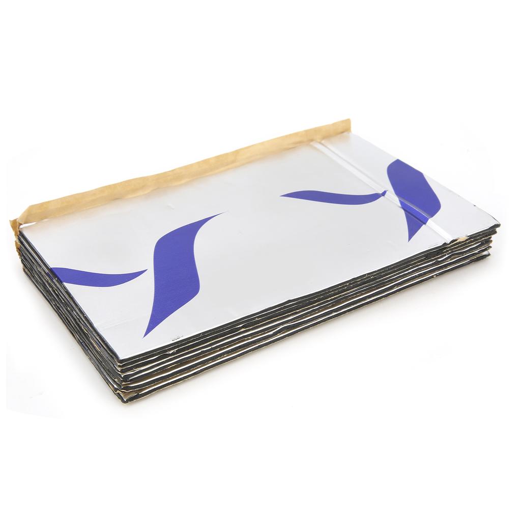 10pcs Heat Sound Insulation Foam Shock Stop Plate 2mm Thickness 200x115mm Universal