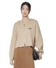 Nano Universe PENNEYS Exklusiv TheFOX Strick-Kapuzenpullover, Damen, F 040, Beige, 673-5222338
