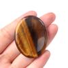 1Pc Healing Crystals Ornaments Decorative Recesses Thumb Relief Stone Oval Yoga Stone Energy Gemstone Home Decor Small Furnishings Jewelry 35x45mm