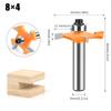Complete Router Bit Collection for Wood Projects 8mm Shank Disc Grooves Cutter with Sturdy Construction and Bearing