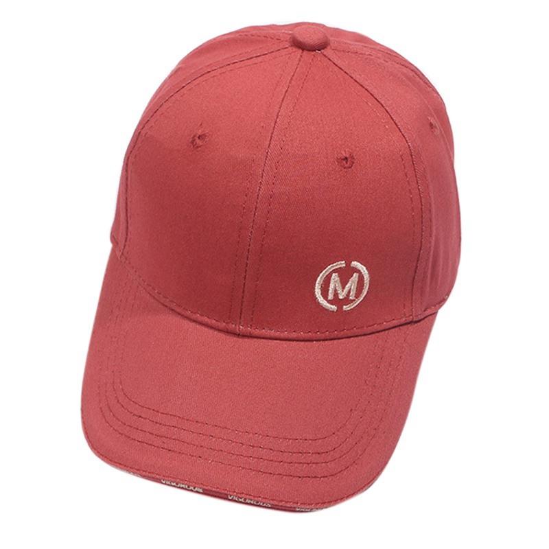 

Детская шапка бейсболка кепка для девочек кепка для мальчиков однотонная детская шапка с буквами красный