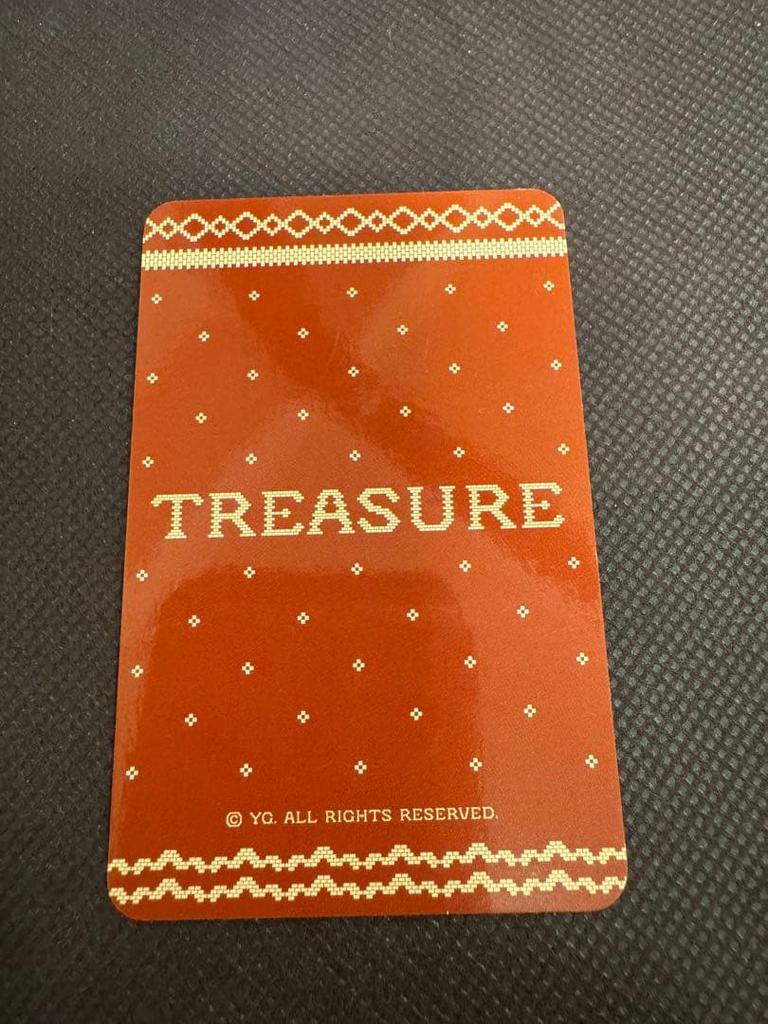 [USED] TREASURE Jihoon trading card bonus Christmas limited edition thesameE