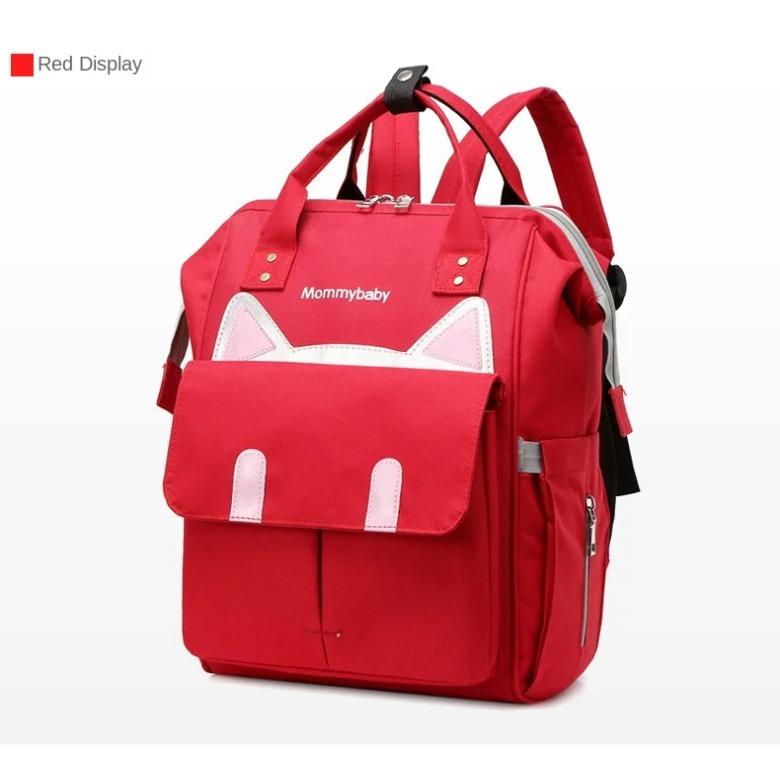 Mommy Mother and Baby Backpack Outing Student Bag New Fashion Portable Shoulder Large Capacity Multi-functional Shoulder