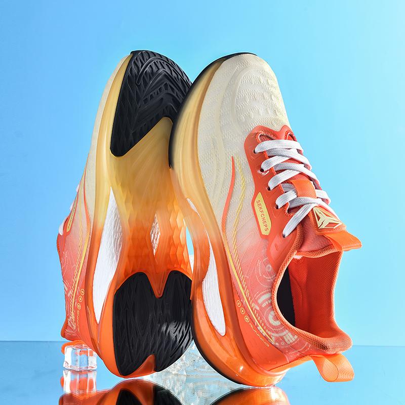 E-TPU Sole Men Running Shoes for Women Soft Cushion Jogging Sports Shoes Breathable Sneakers Unisex Walking Shoes Male Footwear