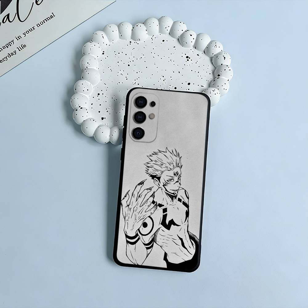 

Popular-Anime--Jujutsu -Kaisen Phone Case For Samsung S25,S24,S21,S22,S23,S30,Ultra,S20,Plus,Fe,Lite,Black Soft Silicone Samsung S30Ultra5G