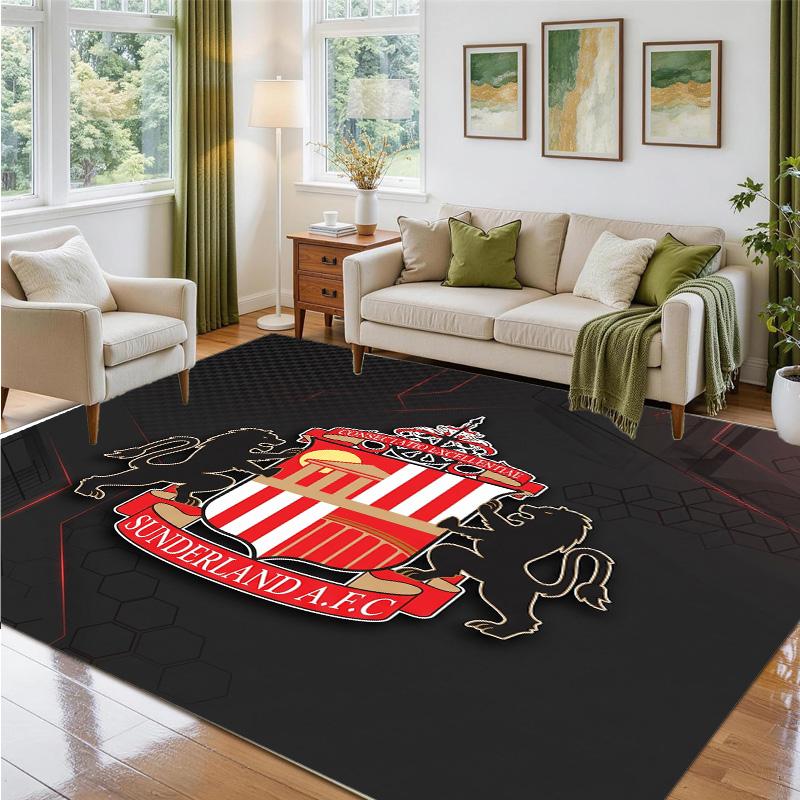 Sunderland Design Crystal Velvet Rug Soft Decorative Mat for Bedroom Entrance