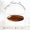Деревянный сервировочный поднос, Wooden Serving Tray (14 inch),  Nestroots
