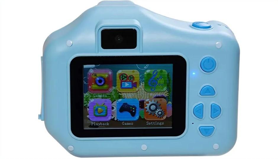 DENVER KPC-1370BU - Digitalkamera mit Thermodrucker für Kinder, blau, Denver