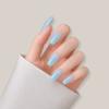 Aufklebbarer Gel-Nagelsticker Künstlicher Nagel DIY-Nagel 1 Stück Aqua Aurora