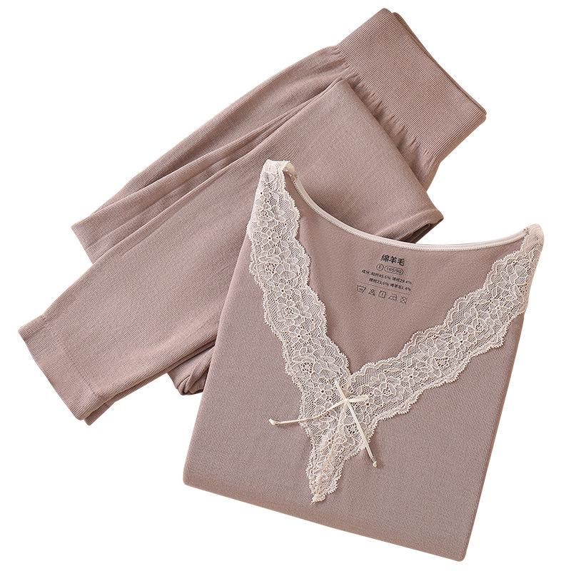 2025 Women's Seamless Thermal Body Shaping Set: Warm, Versatile Base Layer for Autumn/Winter