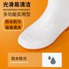 High tube white boots High tube health work labor protection rain boots Medium tube short tube waterproof shoes Water shoes