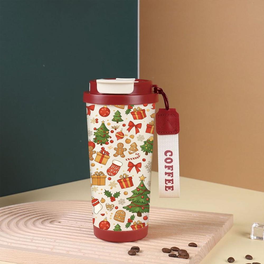 Insulation Or Cooling Christmas 316 Stainless Steel Cup 530ML Thermal Mug  for Boys and Girls
