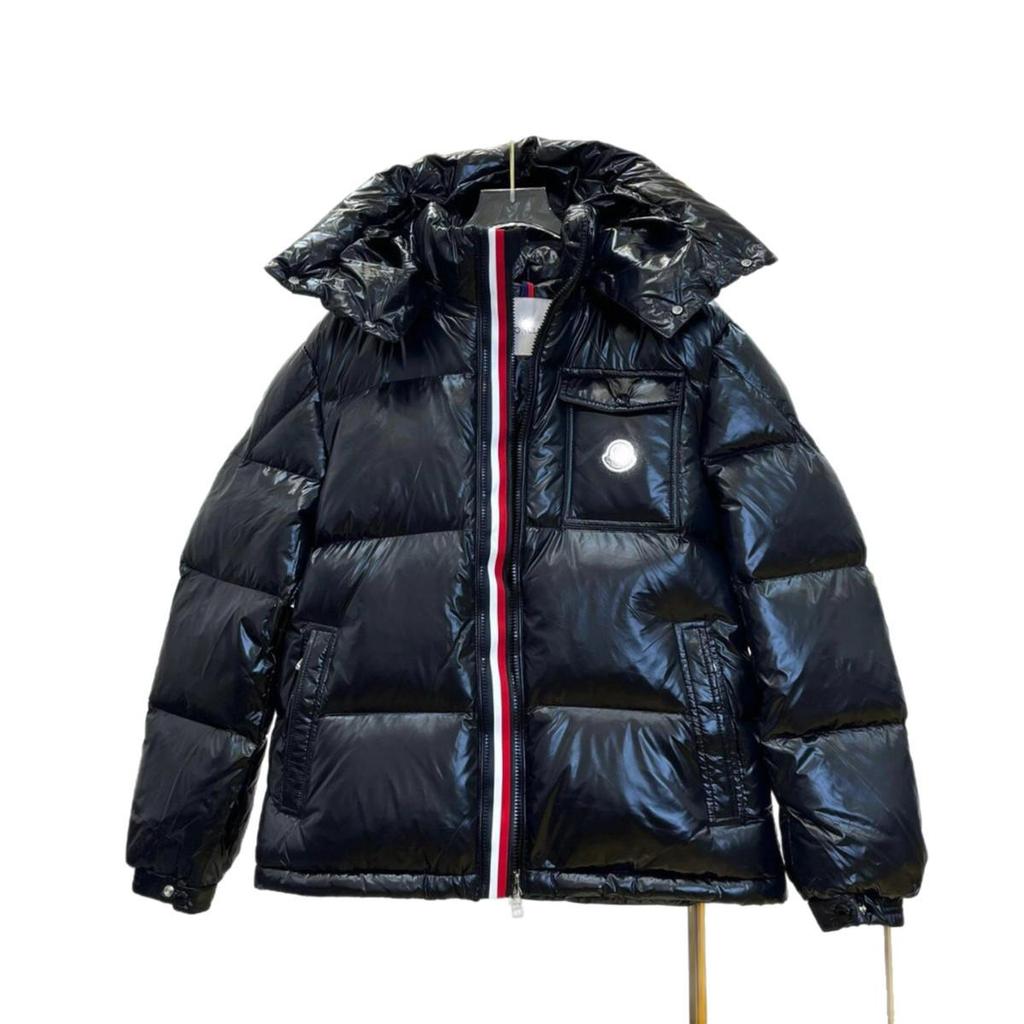 Veste doudoune unisexe Mengjia Maya à rayures colorées - Coupe-vent, résistante au froid, vêtement d'hiver tendance