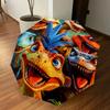 1PC Dinosaur Umbrella-8-Rib Reinforced, Automatic Open, Lightweight & Durable, Fashion Accessory for Outdoor, H0393