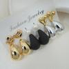 European & American Heart-Shaped Retro Earrings Set - 6 Pairs with High-End, Exaggerated Style