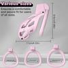 Male Chastity Cage With 3 Snap Ring Sissy Chastity Cock Cage Device Penis Rings Erotic Urethral Lock BDSM Bondage Sex Toys