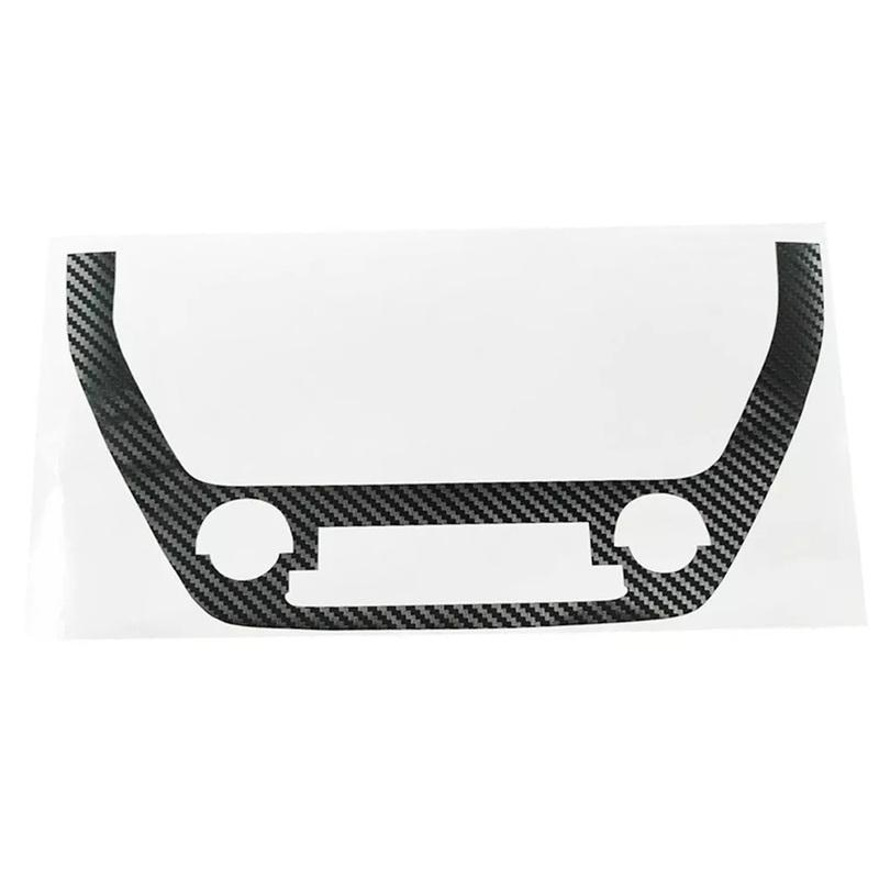 3D Carbon Fiber Style Car Center Console AC Button Cover Trim Sticker Vinyl Fit for Toyota Corolla     2024