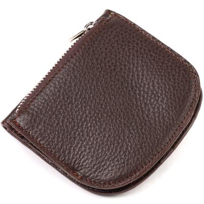 Semicircular Women's Wallet Made of Genuine Leather Flotar CANPELLINI 21835 Brown