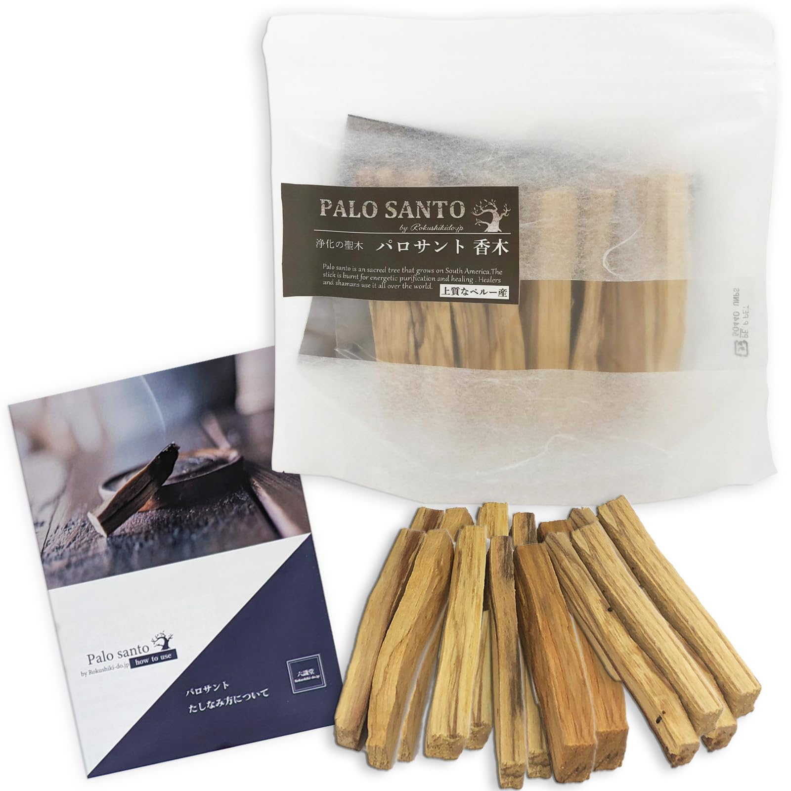 

Золотая палочка Пало Санто для привлечения Страна происхождения Пало Санто Очищающая Ароматная Древесина Сила, Сертифицированная, (Перу, прибл.. 100г)