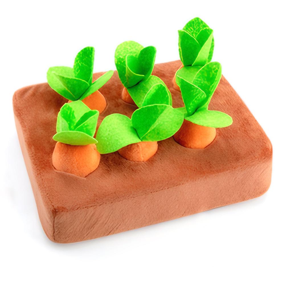 Carrots Dog Toy with 6/8 Carrots Interactive Carrot Snuffle Mat Carrots Enrichment Dog Puzzle Toy for Pet Stress Relief
