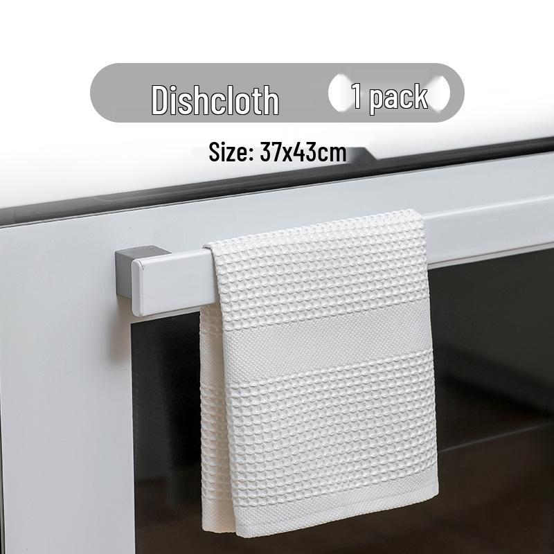Mikrofaser Saugfähiges Geschirrtuch & Scheuerschwamm - Waffelstruktur, Multifunktionelles Reinigungstuch
