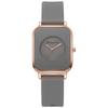 Student Women's Casual Quartz Watch with Square Face and Silicone Strap