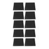 10Pcs Sound Proof Foam Panels Flame Retardant Soft Gray Absorb Sound Acoustic Foam