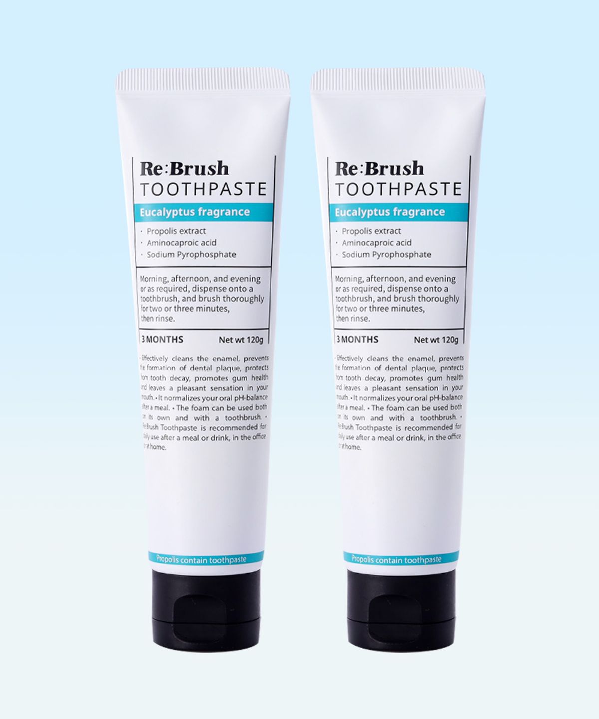 Eucalyptus Anti-inflammatory Natural Toothpaste 2-Pack Set