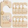Wooden Closet Dividers with Colorful Patterns, Suitable for Room Clothing Love Valentine