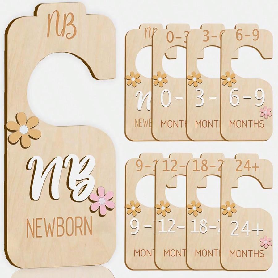 

Деревянные разделители для шкафа с цветными узорами, подходят для комнаты, одежды, любви, Валентина one-size