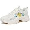 Anta Comfortable Versatile Low-Top Running Shoes Women Sneakers White Yellow 122028882-4