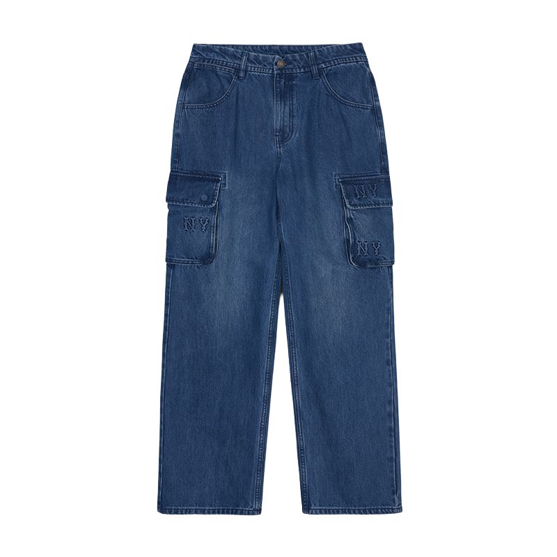 New MLB New York Yankees Jeans Men's Indigo 3LDPM0444-50INS