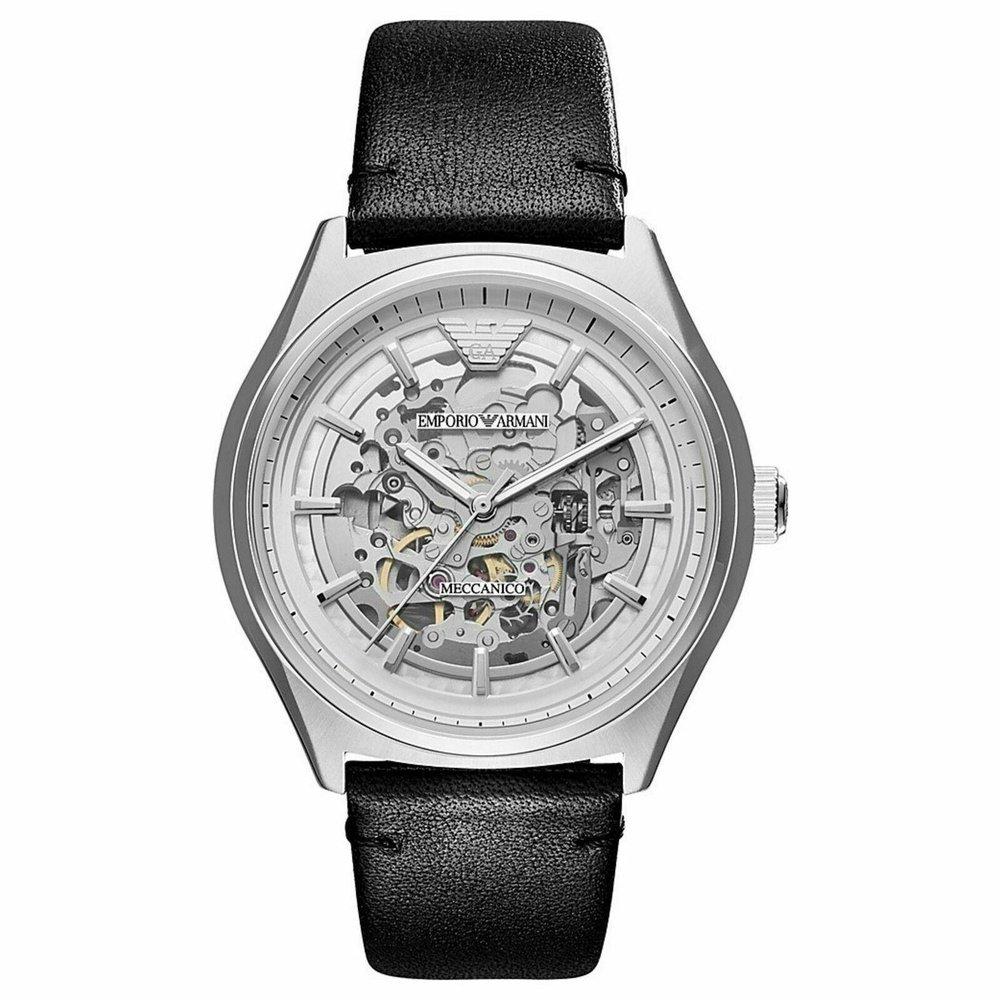 Emporio Armani AR60003 automātiskais melns ādas