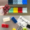 MOC Bricks Fridge Refrigerator Magnetic Brick 2x4 1x2-2x2 Sticker Educational Building Blocks Toys For Children Xmas Gifts