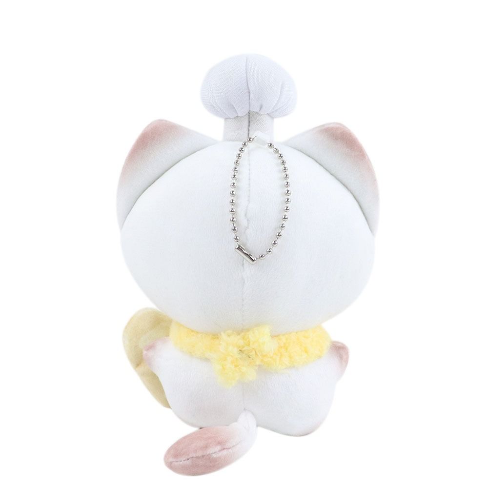 PP Cotton Bread Cat Keychain Stuffed Animal Cat Stuffed Doll Plush Cat Keyring  Hanging Ornament