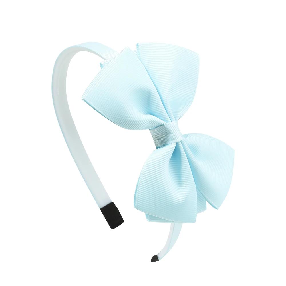 20 Colors Cute Bowknot Baby Girl Hair Band Ribbon Handmade Hair Bows Tiaras Hairbands Headbands Headwear Hair Accessories