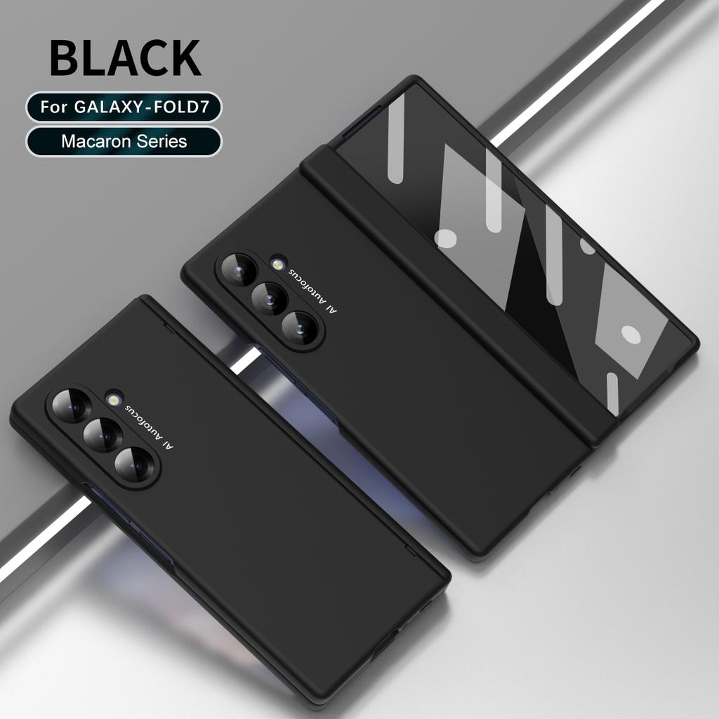 Per Samsung Galaxy Z Fold 7 6 6 Sottile 5 4 3 Slot Penna Cerniera Integrato Vetro Temperato Pellicola Anteriore Anti-Impronte Digitali Custodia per Telefono