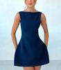 Women's Petite Sleeveless Summer Dress – Pear-Shaped Waist Slimming & Sweet Date Style