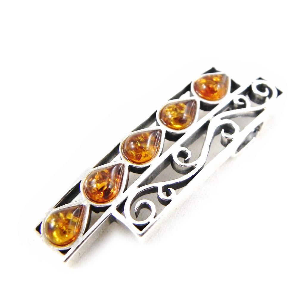 

Les Trésors De Lily [H5425] - Серебряный кулон из янтаря «Макбет»