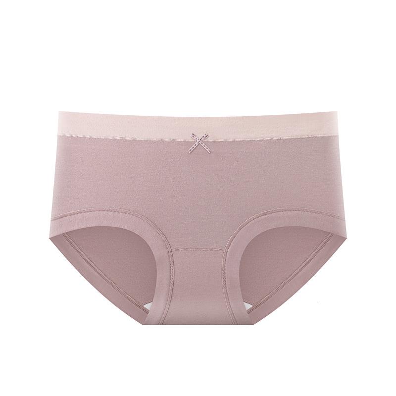 10A Women's Pure Cotton Anti-Bacterial Hip-Hugging Panties with Xinjiang Long-Staple Cotton