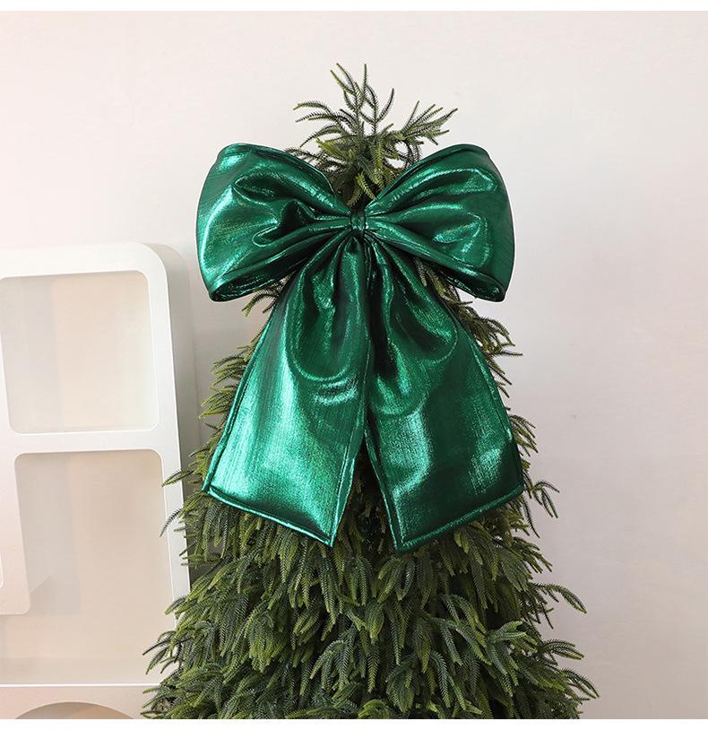 Extra Large Burgundy Velvet Christmas Bow for Tree & Window Decoration