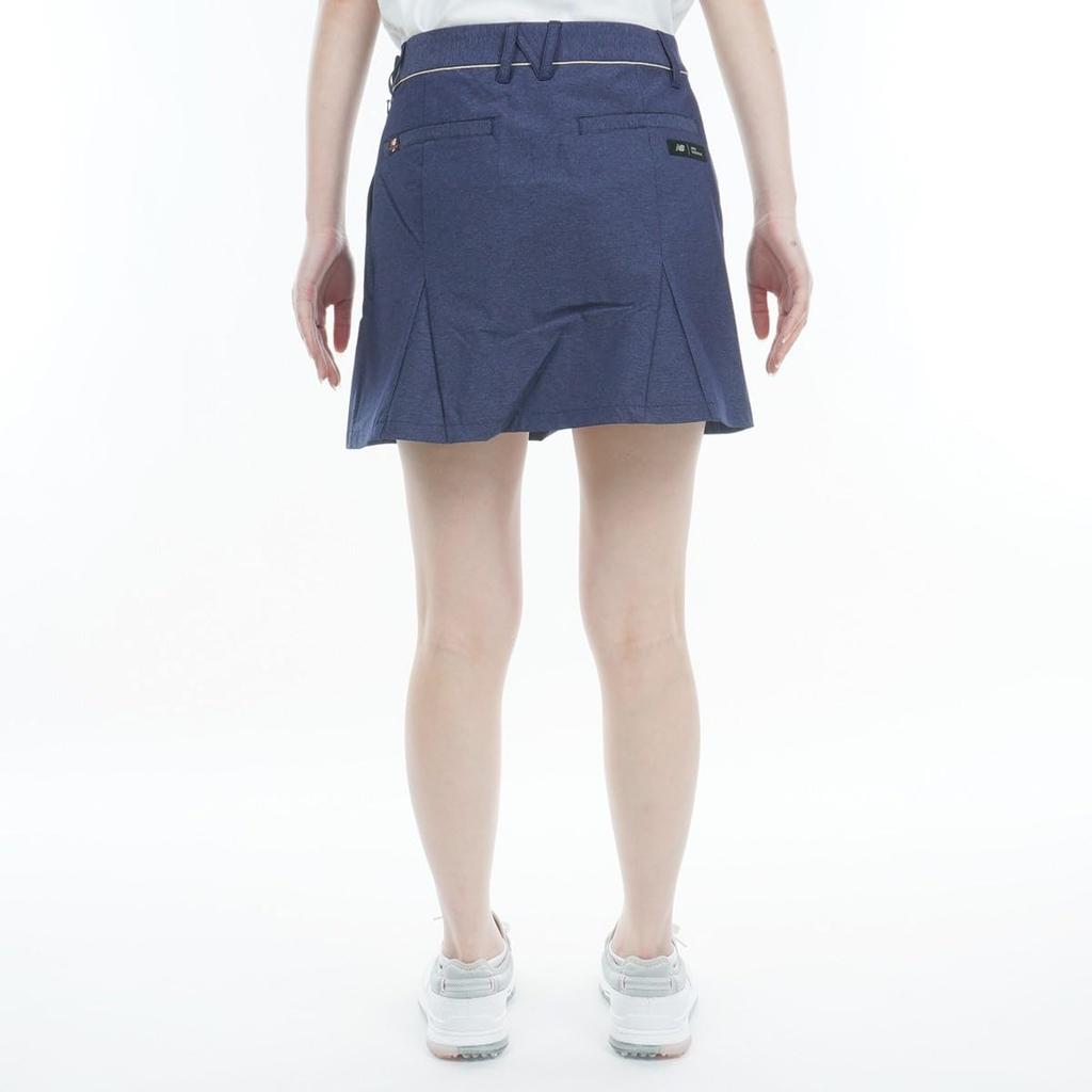 Skirt Golf 1 [New Balance] Women's (Chambray, Sweat-absorbent, Quick-drying, Stretchy) / / 012-3134507 120_Navy [M]